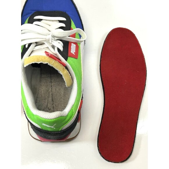 PUMA Future Rider 371149-01 Black/Blue/Green  Sneakers 2019 Size 7C - Picture 6 of 12